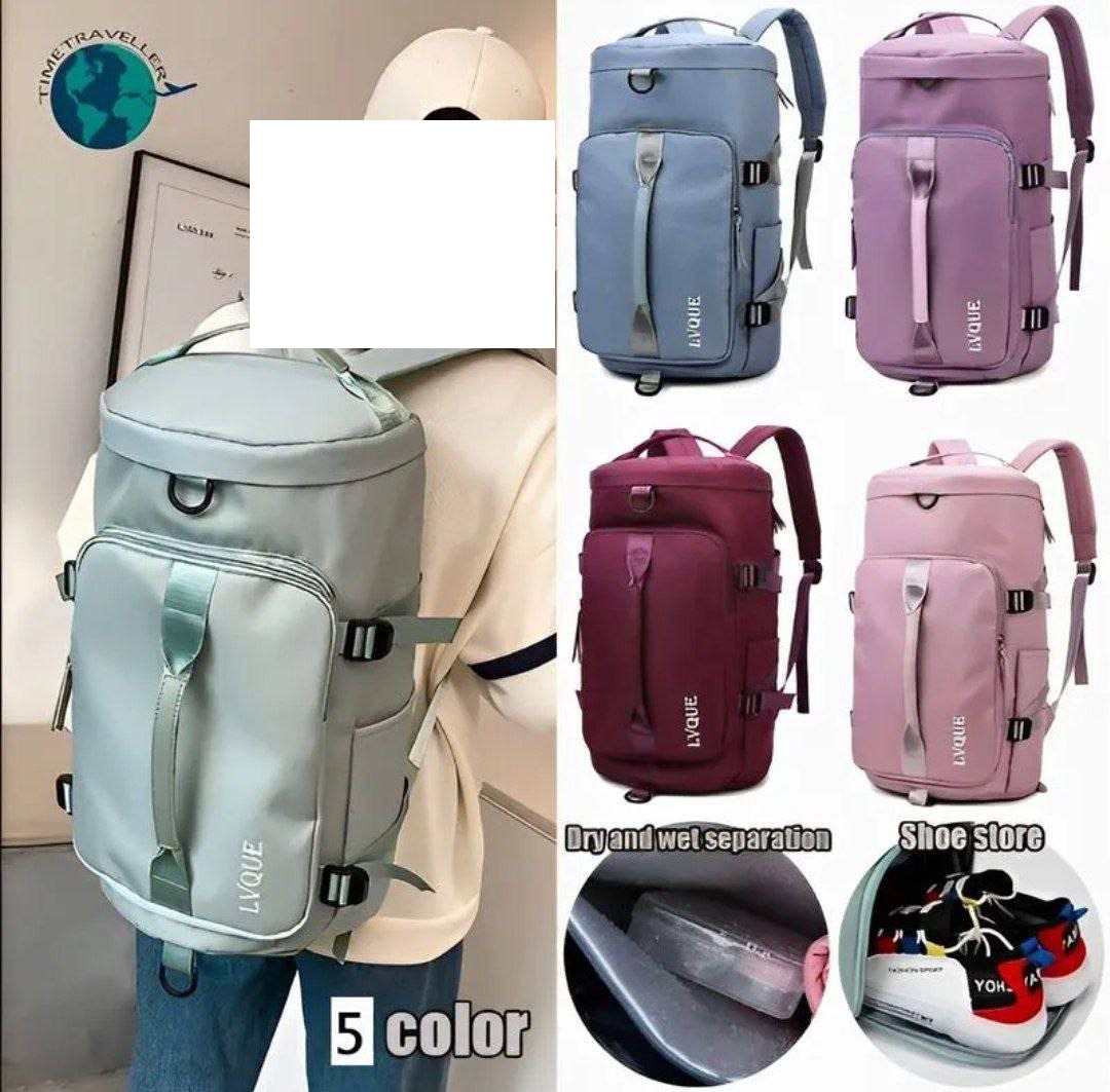 حقيبة ظهر رياضية وسفر محمولة مقاومة للماء مع جيب داخلي للأحذية Sac à dos portable imperméable pour le sport et les voyages