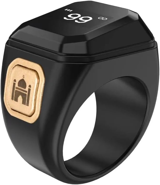 خاتم صلاة ذكي Bague connectée de prière intelligente BSTWSH Smart Tasbih Zikr Ring 20mm
