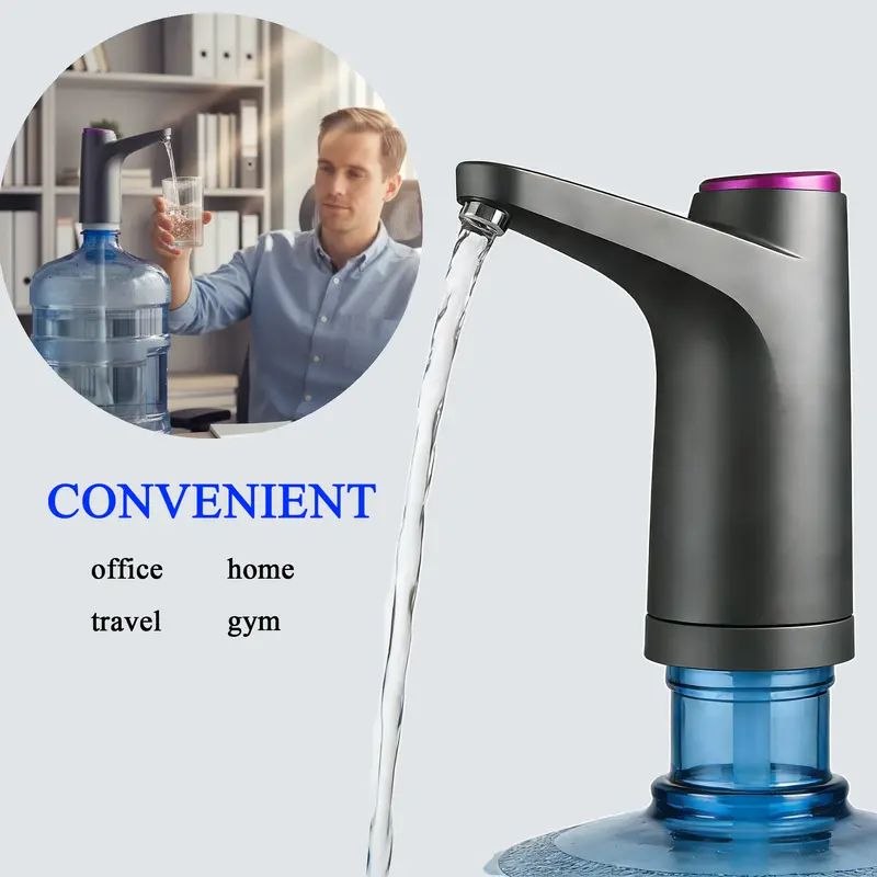 مضخة توزيع مياه كهربائية Pompe de distributeur d'eau électrique pour bidons