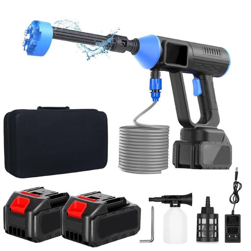 Nettoyeur haute pression à batterie, nettoyeur haute pression portable غسالة ضغط محمولة مع بطاريتين