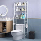 Toilet Rack TM-0090 رف تخزين ثلاثي الطبقات فوق المرحاض Etagère de rangement Étagère de salle de bain, meuble mural de rangement pour les toilettes