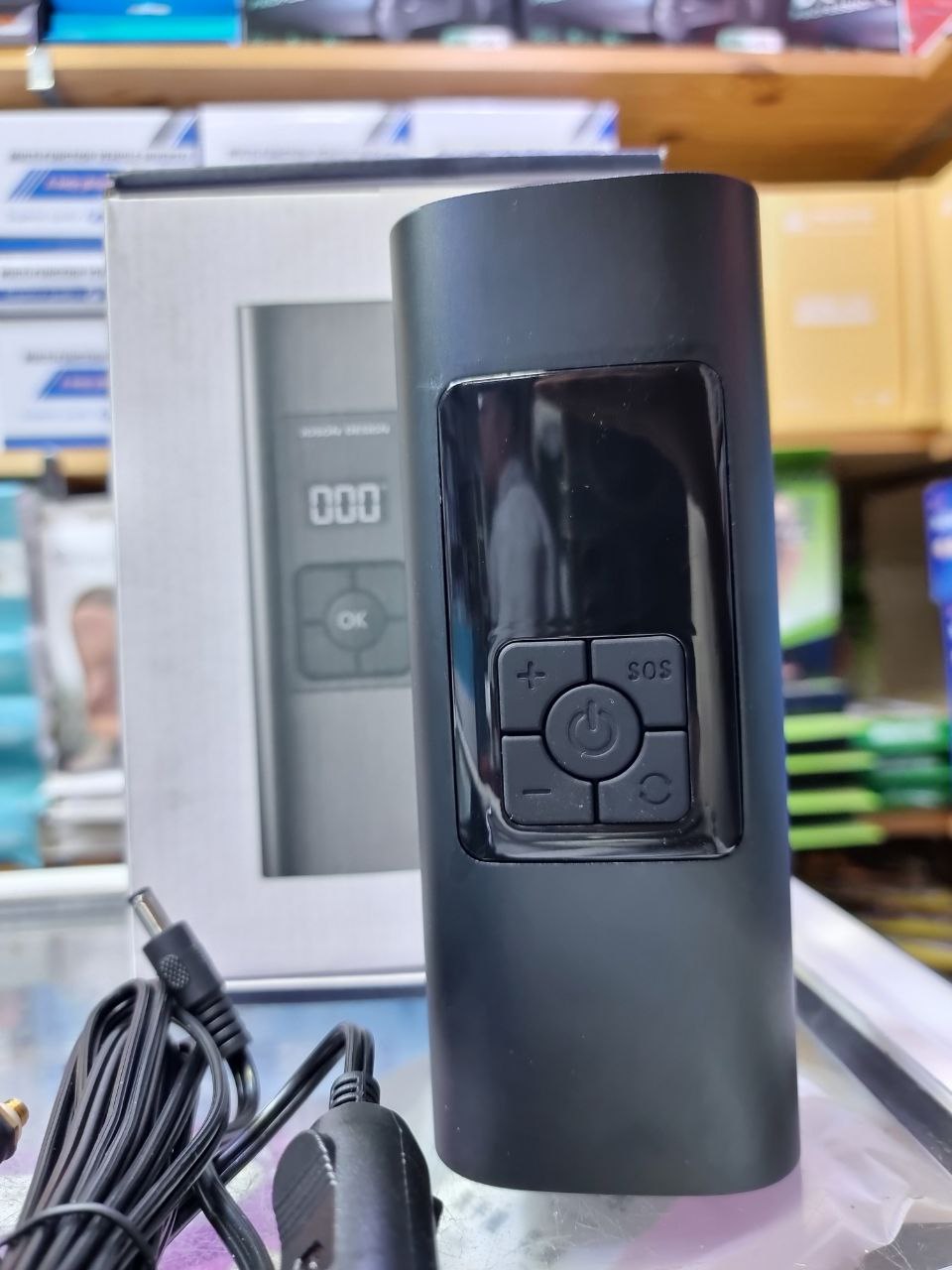 Smart Portable Air Compressor 10 Bar منفاخ هواء ذكي محمول للسيارات والدراجات