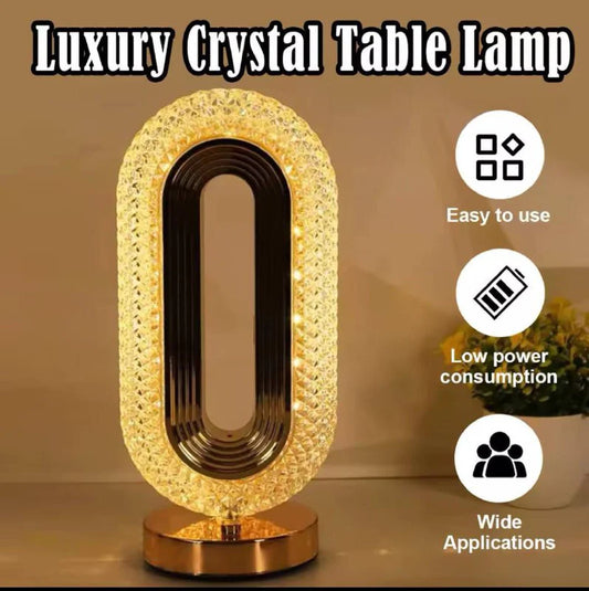 Luxury crystal table lamp Lampe de table en cristal مصباح طاولة كريستالي