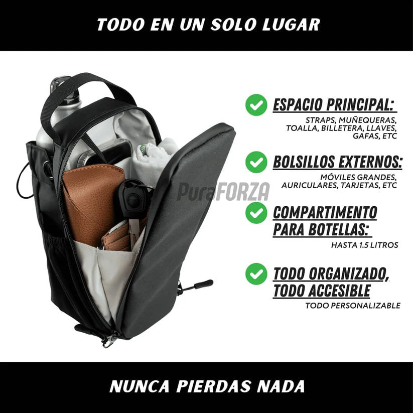 Sac de sport magnétique compact et léger حقيبة رياضية مغناطيسية صغيرة الحجم وخفيفة الوزن، مقاومة للماء