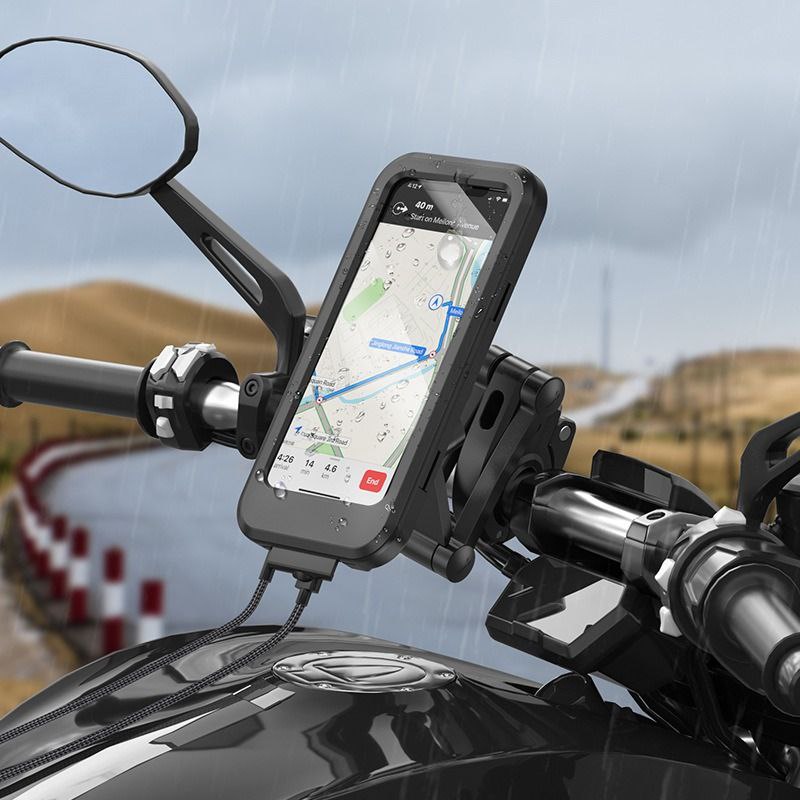 Wtarproof Bike Phone Mount حامل هاتف مقاوم للماء للدراجة