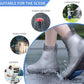 أغطية أحذية قابلة لإعادة الاستخدام وقابلة للطي ومقاومة للماء Couvre-chaussures imperméables réutilisables et pliables avec semelle en caoutchouc