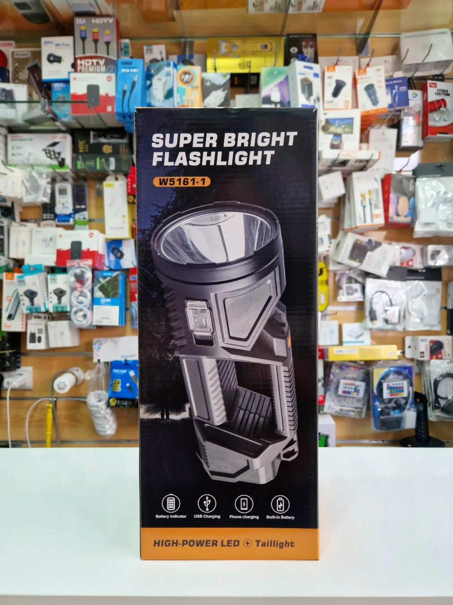 مصباح يدوي LED عالي الطاقة W5161-1 Lampe Torche de poche LED haute puissance