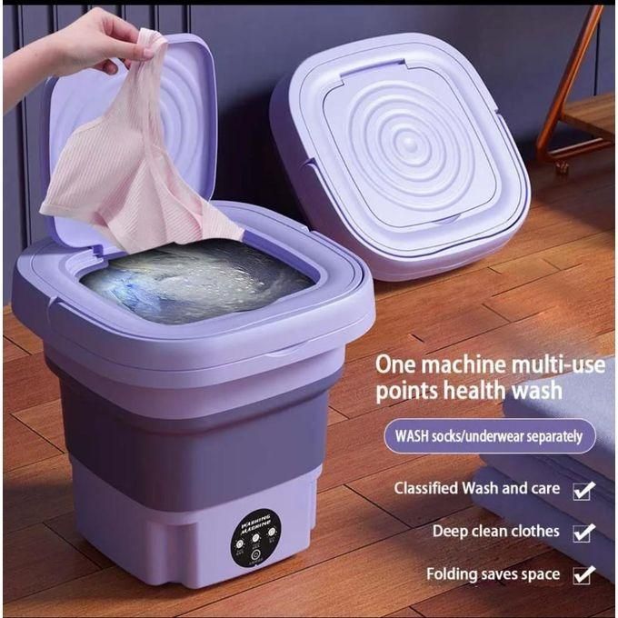 غسالة صغيرة قابلة للطي ومحمولة، غسالة مدمجة وقابلة للطي Mini machine à laver pliable et portable