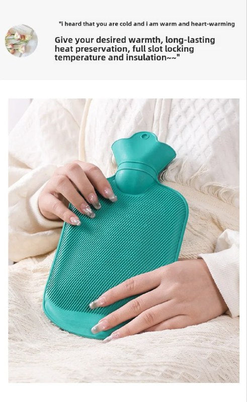 Sac Thermique Caoutchouc Bouillotte Eau Chaude قربة ماء ساخن حرارية مطاطية لتخفيف الألم