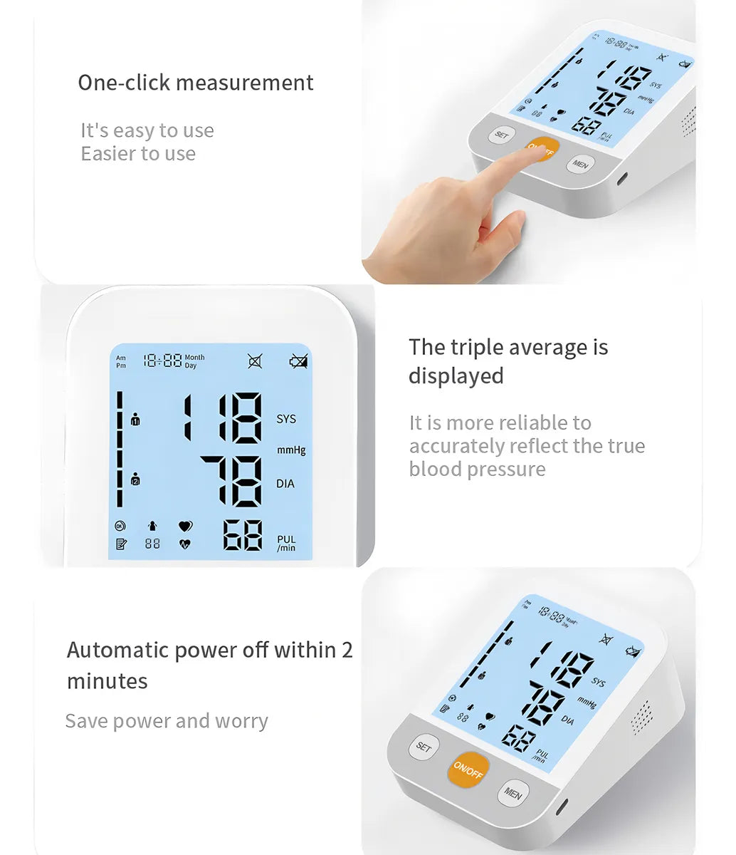 جهاز قياس ضغط الدم الرقمي عالي الدقة Tensiomètre numérique de haute précision
