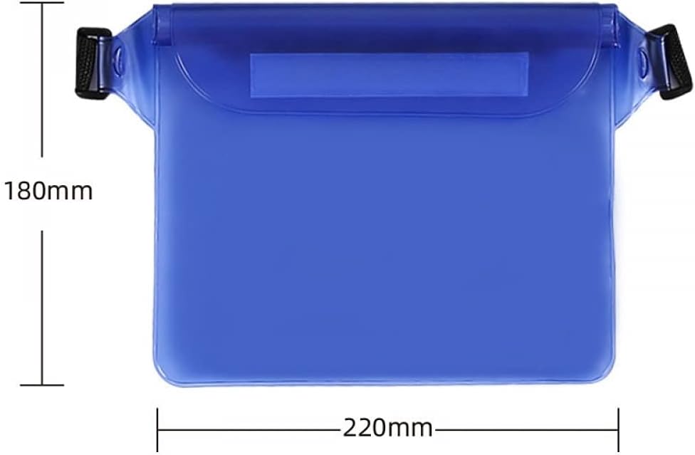 Pochette étanche pour la natation avec ceinture ajustable et protection tactile pour téléphone portable حقيبة سباحة مقاومة للماء مع حزام خصر قابل للتعديل، وغطاء هاتف محمول