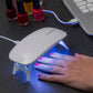جهاز تنشيف صباغة الأظافر UV Dissolvant Mini Lampe UV pour Sécher les Ongles Sèche-vernis à Ongles à Lumière LED UV