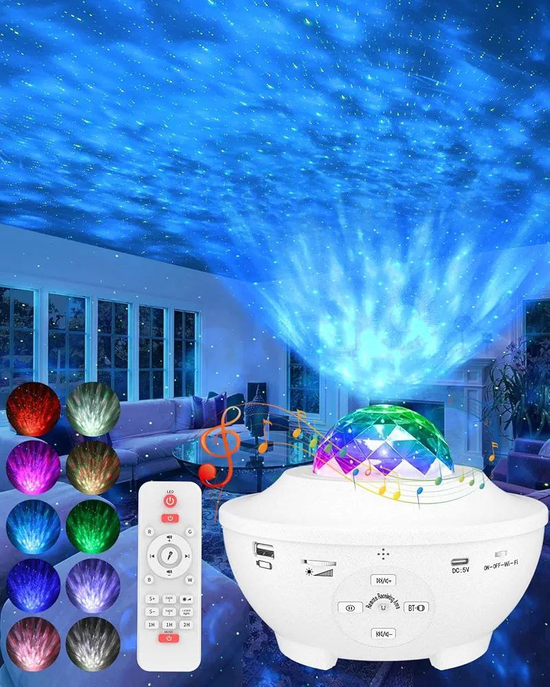 Smart night light projector