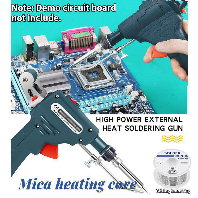 Fer à souder à chauffage interne portatif, outil de réparation de soudage 220V 60W