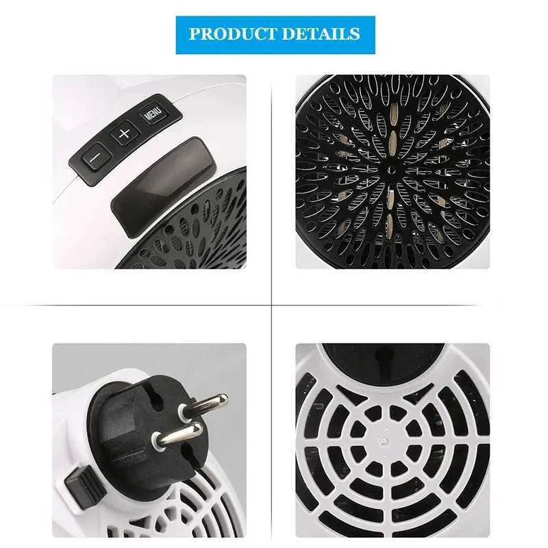 سخان كهربائي، ضبط المؤقت، قابس غرفة النوم، لاسلكي، محمول Chauffages d'appoint électriques avec minuterie, sans fil, portables