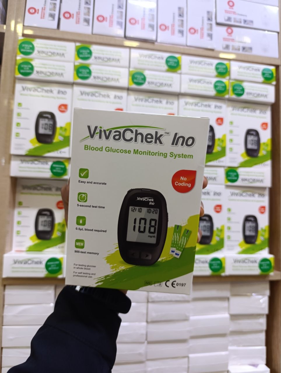 VIVACHEK Kit Lecteur De Glycémie قارئ سكر الدم