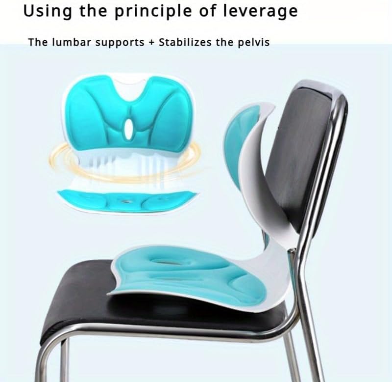 coussin de soutien lombaire pour siège de voitureوسادة كرسي لتصحيح وضعية الجسم بشكل مريح