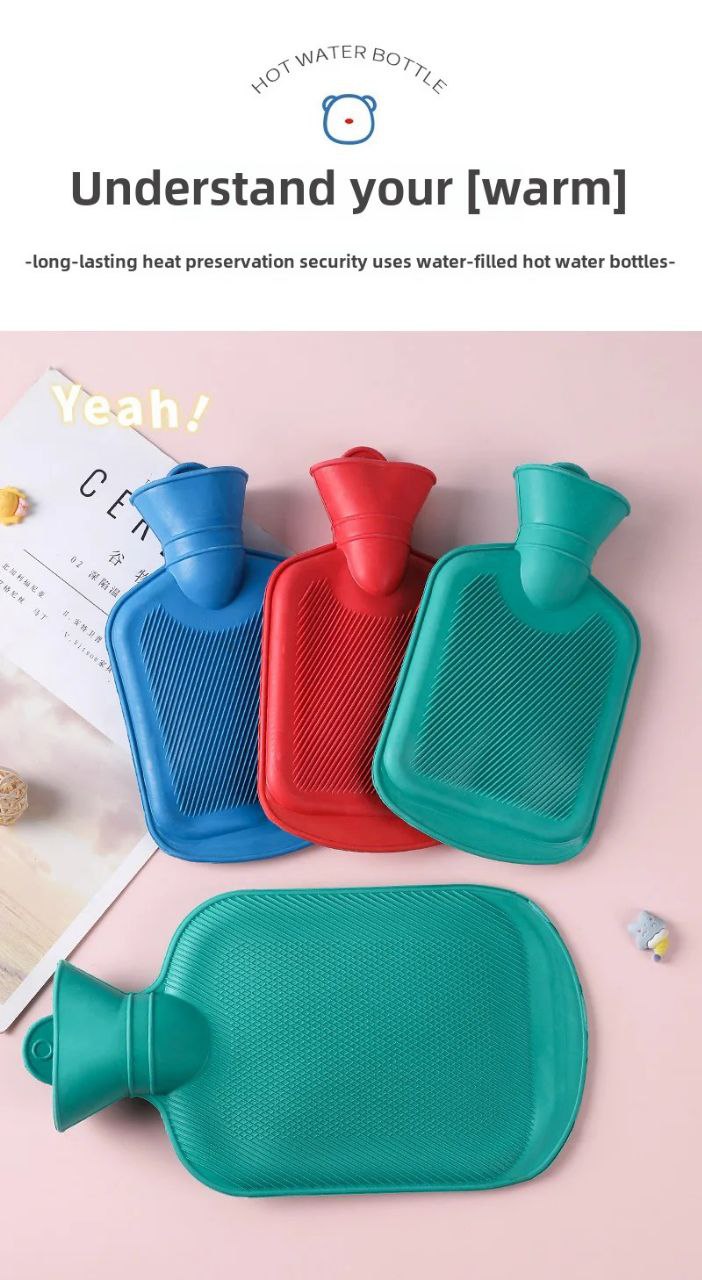 Sac Thermique Caoutchouc Bouillotte Eau Chaude قربة ماء ساخن حرارية مطاطية لتخفيف الألم