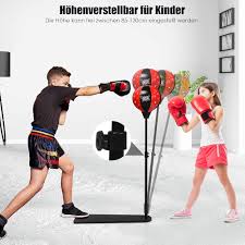 Balle de boxe verticale réglable pour enfants كرة ملاكمة عمودية قابلة للتعديل للأطفال