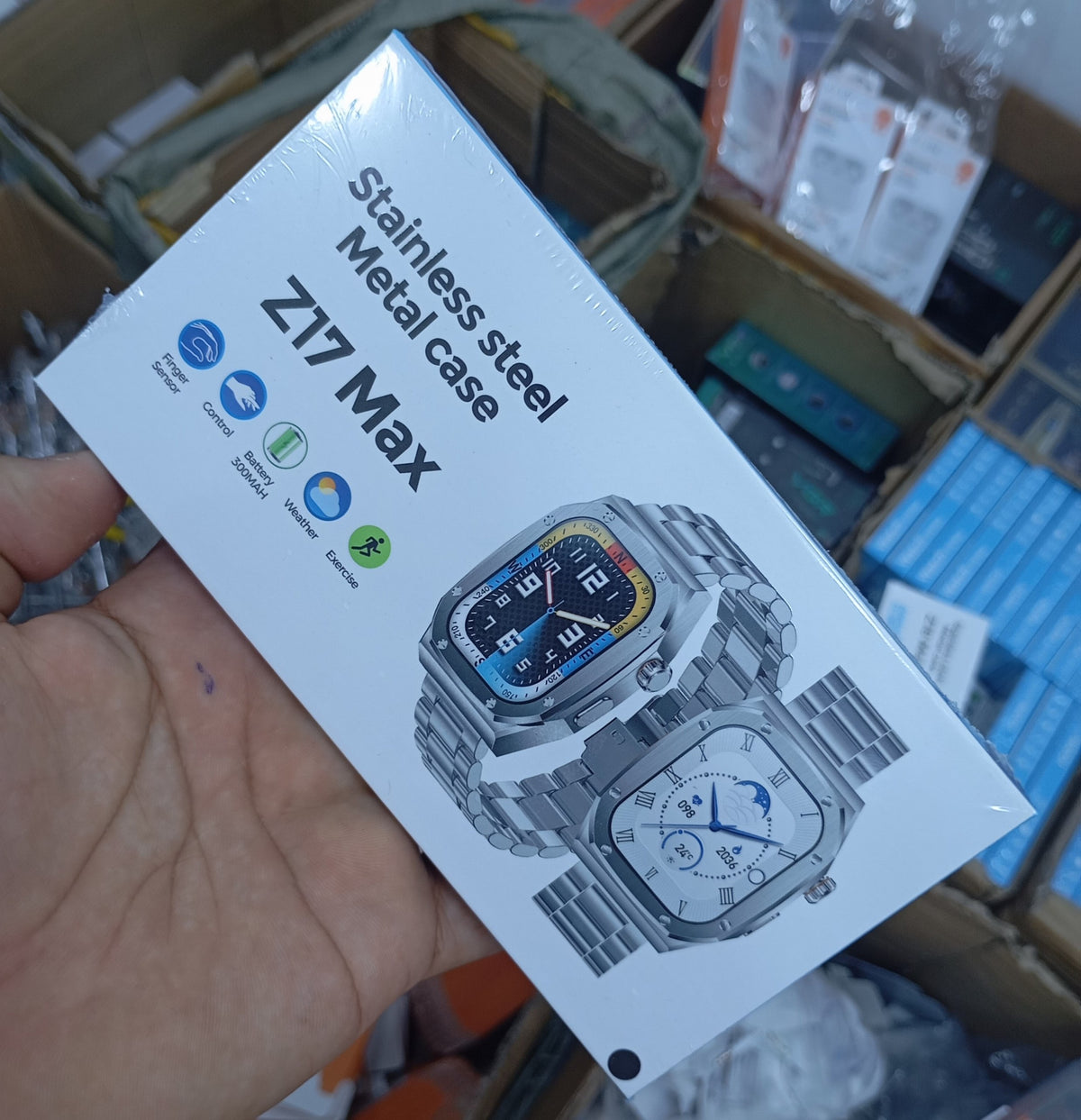 Smart watch Stainless Steel Metal Case Z17 Max