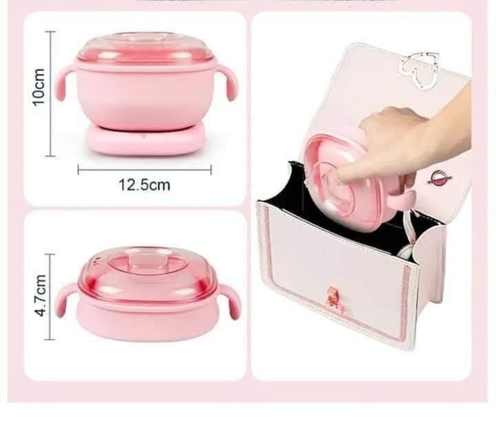 Wax warmer Chauffe-Paraffine Portable en Silicone سخان البارافين السيليكون المحمول القابل للطي