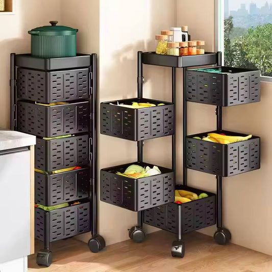 عربة تخزين متعددة الوظائف Chariot de rangement multifonctionnel