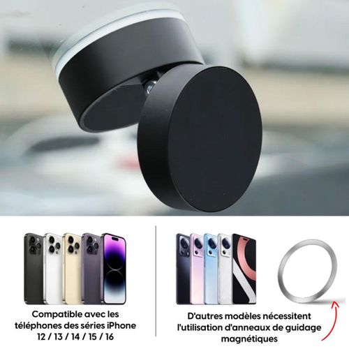 Mini Support Téléphone portable à Ventouse Magnétique  حامل هاتف مغناطيسي صغير