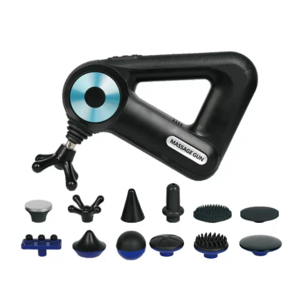 Massage Gun 12 heads Pistolet de Massage Musculaire Électrique 12 Têtes, Rechargeable مسدس تدليك 12 رأسًا
