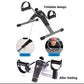 دراجة تمارين رياضية صغيرة محمولة مزودة بدواسات Leg Pedal Exerciser Mini vélo d'exercice portable avec pédales machine de musculation vélo d'entraînement des jambes et des bras