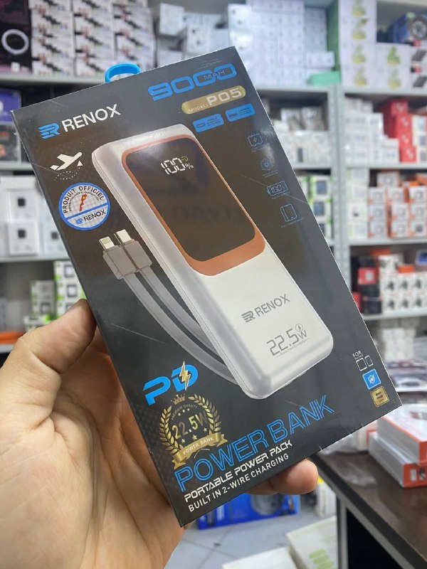 Original Power bank 9000MAH P05 2.5W RENOX
