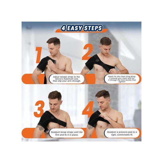 حزام دعم كتف قابل للتعديل، واقي كتف للرياضة للنساء والرجال Ceinture de soutien ajustable pour les épaules,Protège d'épaule pour Sport pour Femme et homme