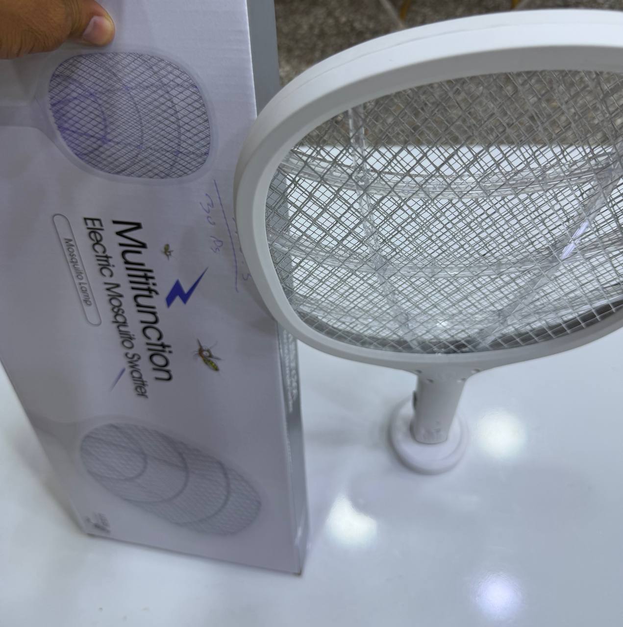 مضرب البعوض الكهربائي متعدد الوظائف Multifunction Electric Mosquito Swatter Tapette à moustiques électrique multifonction