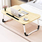 Table de lit pour ordinateur portable, bureau pliable et portable