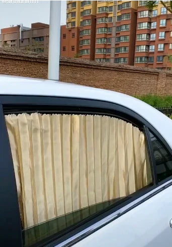 4 ستائر شمسية مغناطيسية عامة لنوافذ السيارة الجانبية 4 rideaux pare-soleil magnétiques génériques pour vitres latérales de voiture