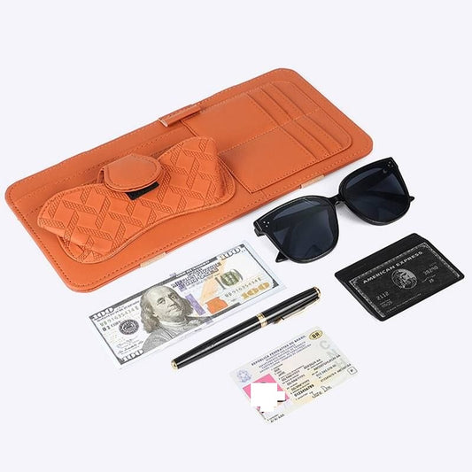 ملحقات حاجب الشمس، مشبك للنظارات وحامل للبطاقات Accessoires pour pare-soleil, clip pour lunettes et porte-cartes