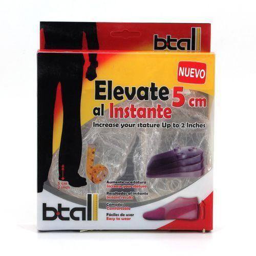 Semelles Rehaussantes 5cm نعل داخلي لرفع الكعب من جل السيليكون للرجال والنساء