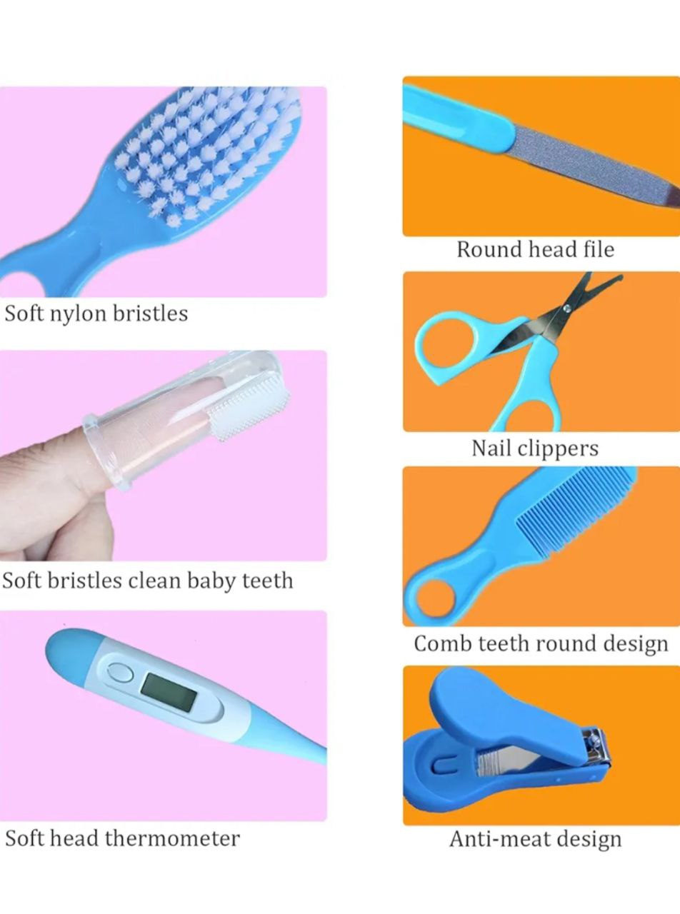 مجموعة من 8 قطع للعناية بالطفل ورعاية صحته Kit de toilettage pour bébé