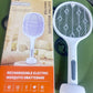 مضرب ناموس كهربائي متعدد الوظائف مع قاعدة شحن M4 Electric Mosquito Swatter Raquette électrique anti-moustiques multifonction avec base de chargement