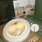 Ventilateur de plafond LED rotatif avec lampe LED مروحة سقف دوارة مزودة بإضاءة LED