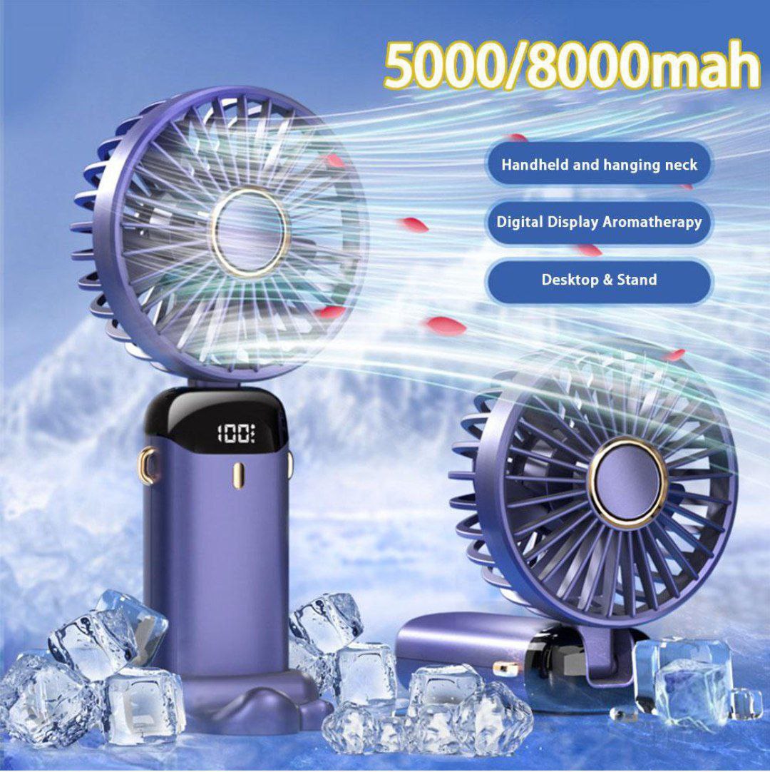 مروحة LED صغيرة الحجم تعمل بمنفذ Ventilateur LED Compact USB
