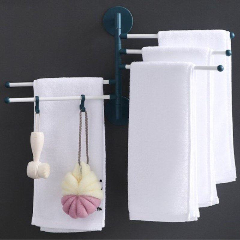 Bathroom towel rack rotable towel holder حامل مناشف الحمام القابل للدوران