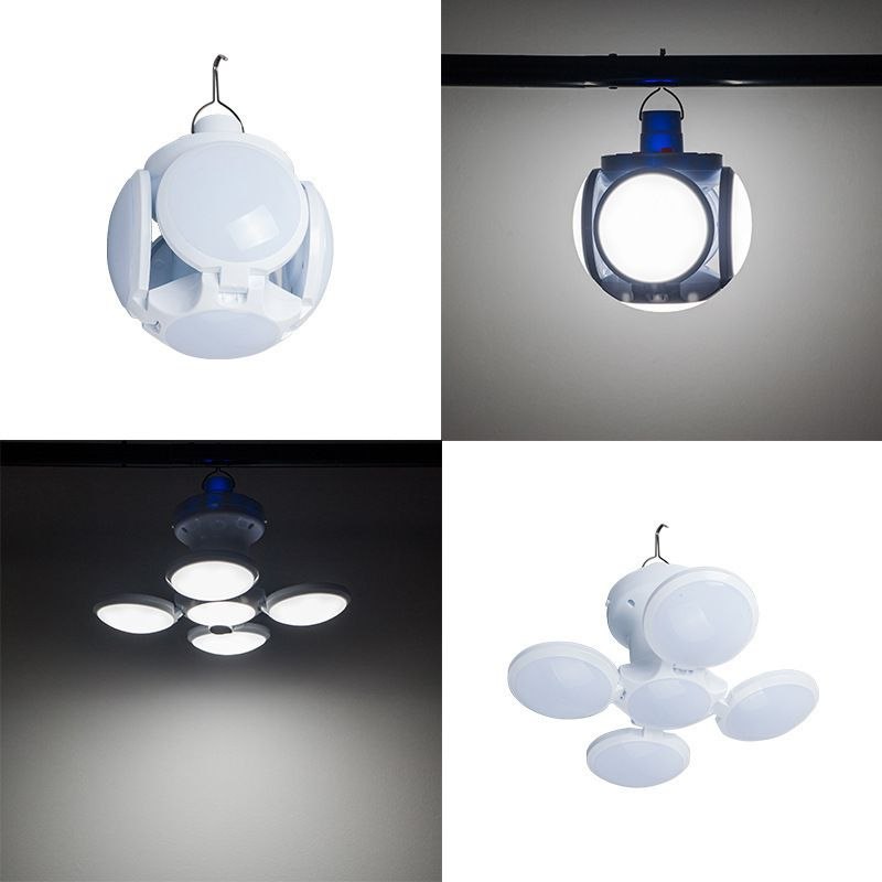 Lampe de garage solaire, lampe LED pliable et modulable مصباح كراج يعمل بالطاقة الشمسية، مصباح LED قابل للطي والتشكيل