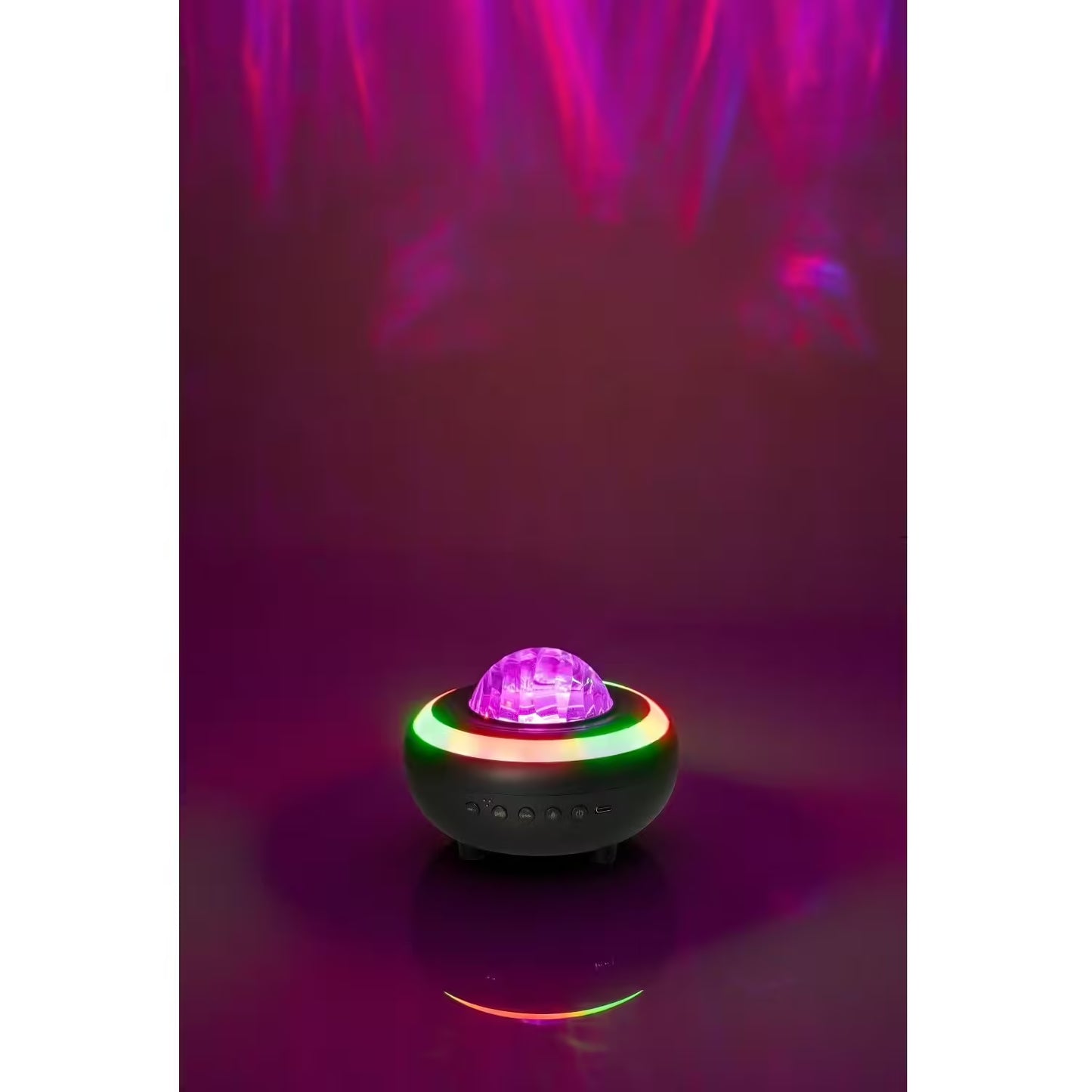 مكبر صوت وإضاءة بلوتوث، مصباح سقف نيبولا Party Light and Sound NEBULA Haut Parleur Lumineux Bluetooth Nébuleuse Lumière Plafond