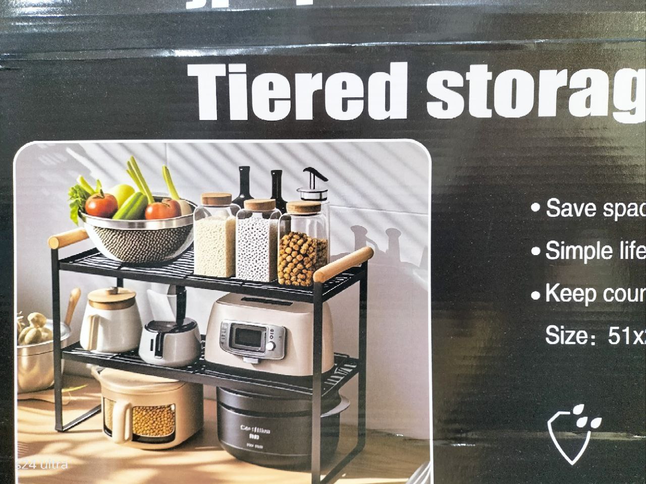 Support rangement cuisine Etagère رف تخزين للمطبخ