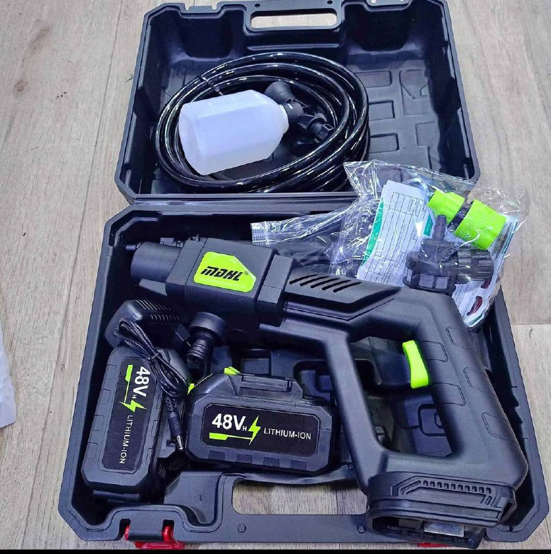 Pistolet pulvérisateur eau 48V 2Batteries رشاش حجم كبير