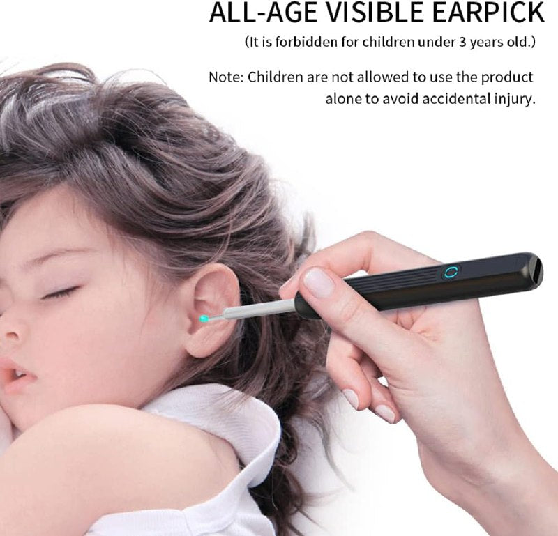 NE3 Nettoyeur d’oreilles intelligent avec caméra LED منظار الأذن الذكي اللاسلكي