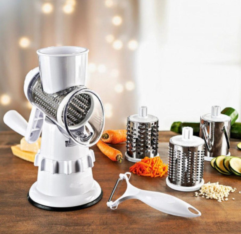 قطاعة خضراوات، مفرمة جبن يدوية للمطبخ Coupe-légumes et trancheuse, hachoir à fromage de cuisine