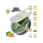 Hachoir Manuel Multifonction 9in1 Vegetable Cutter مفرمة يدوية متعددة الوظائف