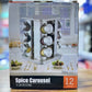 Spice Caroussel Etagères de rangements pour épices رفوف تخزين التوابل الدوارة