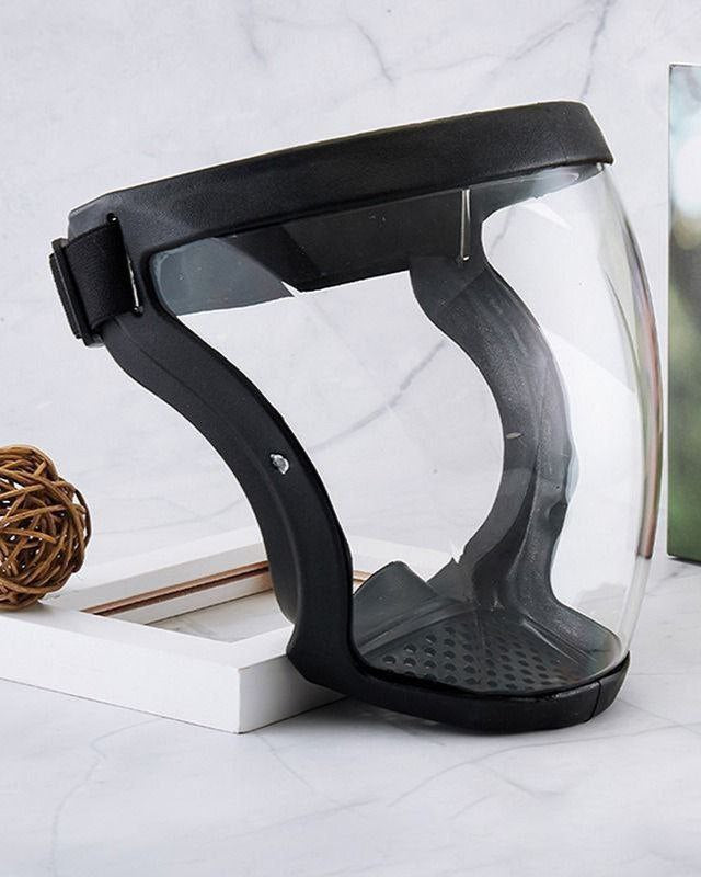 ماسك ديال الأشغال Masque de sécurité transparent pour une protection polyvalente